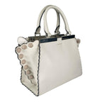 Fendi Mini Petite 3 Jours Handbag Leather White — view 3
