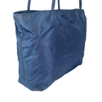 Prada Triangle Logo Shoulder Bag Nylon Blue — view 3