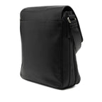 Prada Logo Shoulder Bag Black Saffiano Leather — view 2