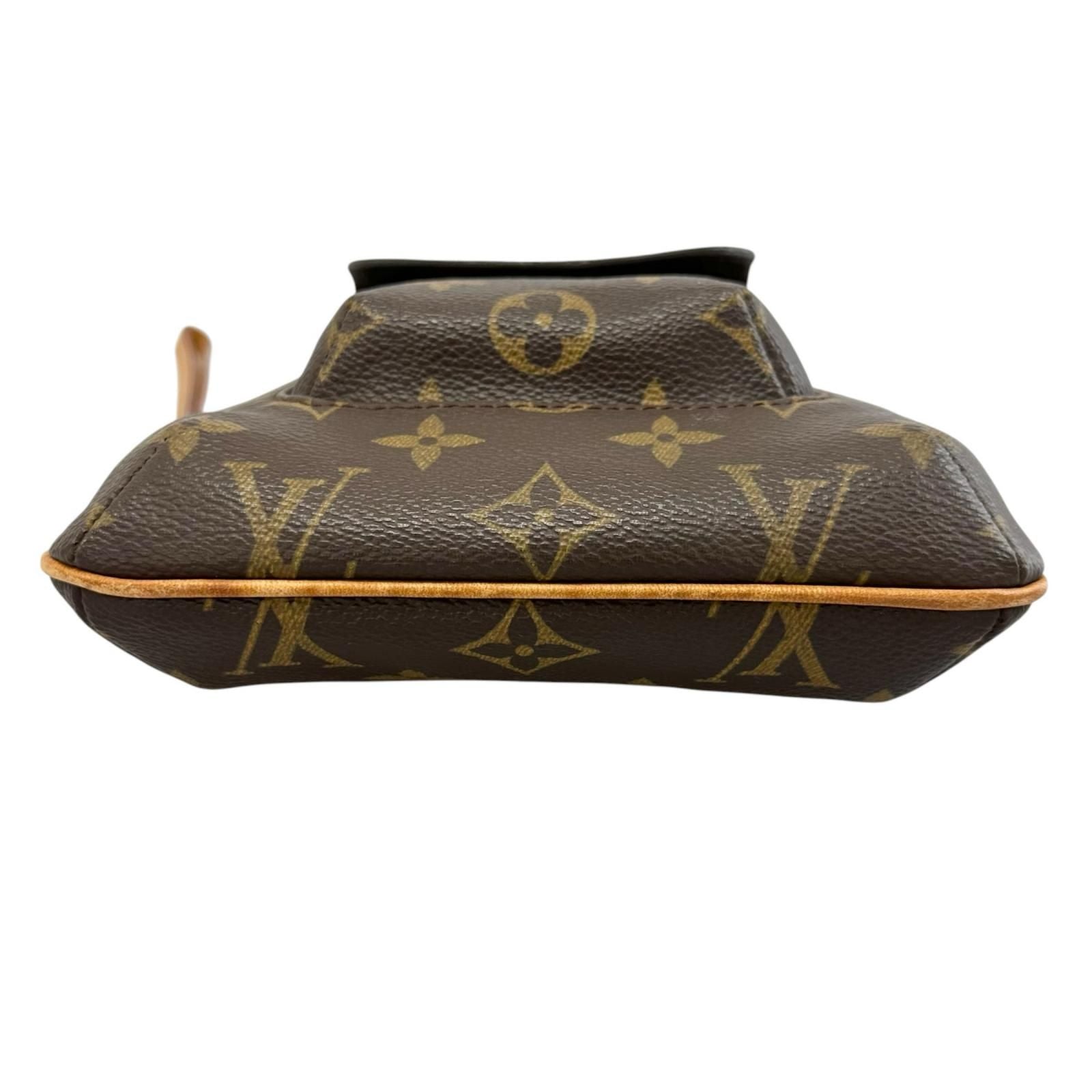 Louis Vuitton Partition Shoulder Bag Monogram Canvas Brown Pouch — view 4