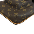 Louis Vuitton Partition Shoulder Bag Monogram Canvas Brown Pouch — view 8