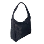Prada Triangle Logo Handbag Nylon Black — view 3