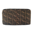 Fendi Zucca Handbag Canvas Brown — view 4