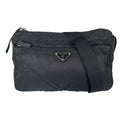 Prada Triangle Logo Shoulder Bag Nylon Black