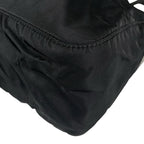 Prada Triangle Logo Shoulder Bag Nylon Black — view 6