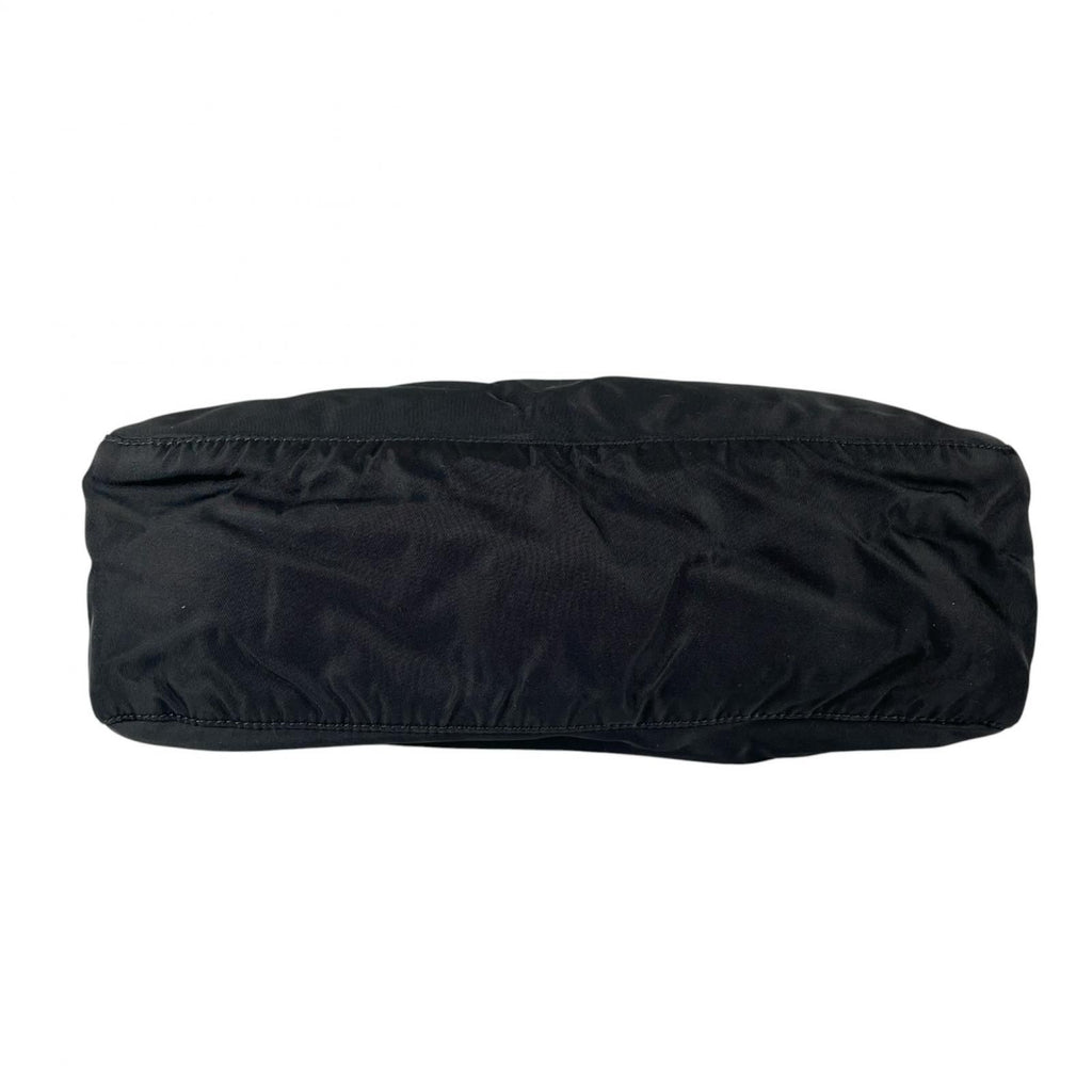 Prada Triangle Logo Shoulder Bag Nylon Black — view 4