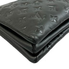 Louis Vuitton Coussin PM Shoulder Bag Black Monogram Embossed — view 7