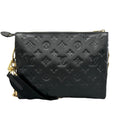 Louis Vuitton Coussin PM Shoulder Bag Black Monogram Embossed