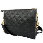 Louis Vuitton Coussin PM Shoulder Bag Black Monogram Embossed — view 2