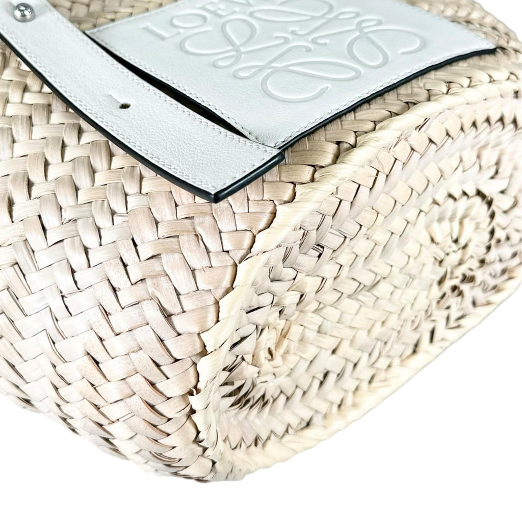 Loewe Handbag Raffia White Basket — view 7