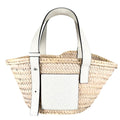 Loewe Handbag Raffia White Basket