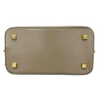 Louis Vuitton Lockit PM Handbag Leather Gray Suhali — view 4