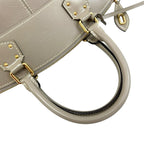 Louis Vuitton Lockit PM Handbag Leather Gray Suhali — view 6