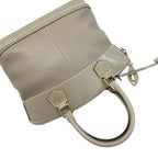 Louis Vuitton Lockit PM Handbag Leather Gray Suhali — view 5