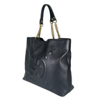 Gucci GG Embossed Tote Bag Leather Black — view 2