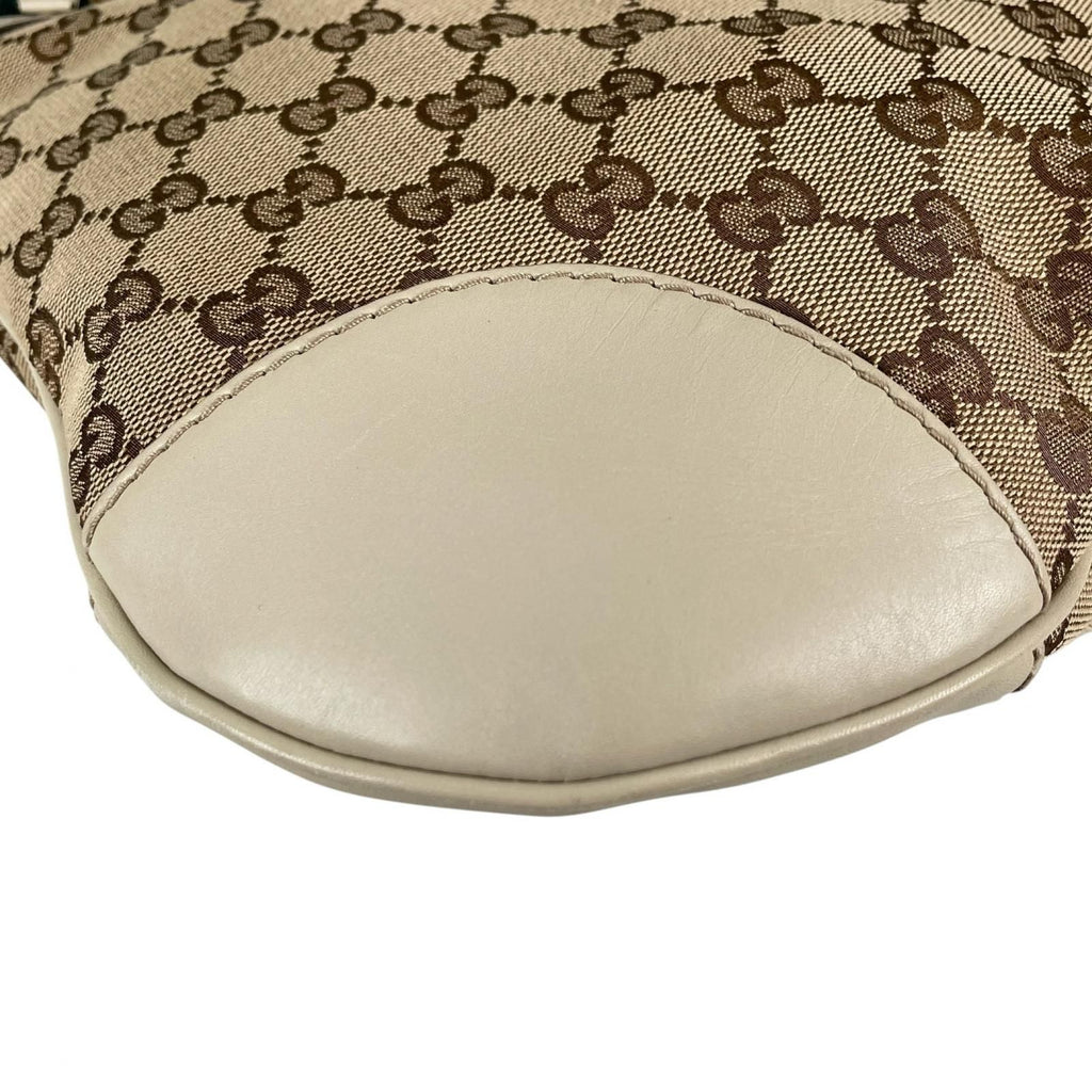 Gucci Sherry Line Shoulder Bag GG Canvas Beige — view 7