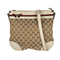 Gucci Sherry Line Shoulder Bag GG Canvas Beige
