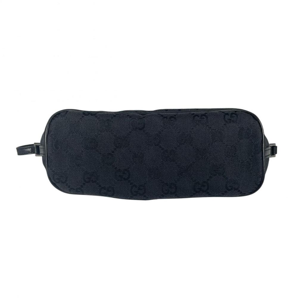Gucci Pouch Handbag GG Canvas Black — view 4