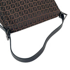 Fendi Mamma Baguette Handbag Canvas Brown — view 5