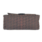 Fendi Mamma Baguette Handbag Canvas Brown — view 4
