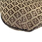 Fendi Zucchino Handbag Canvas Beige — view 7