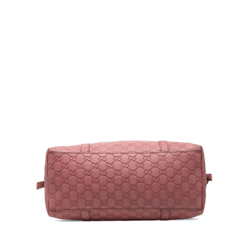 Gucci Guccissima Soho 2-Way Shoulder Bag Pink Leather — view 3
