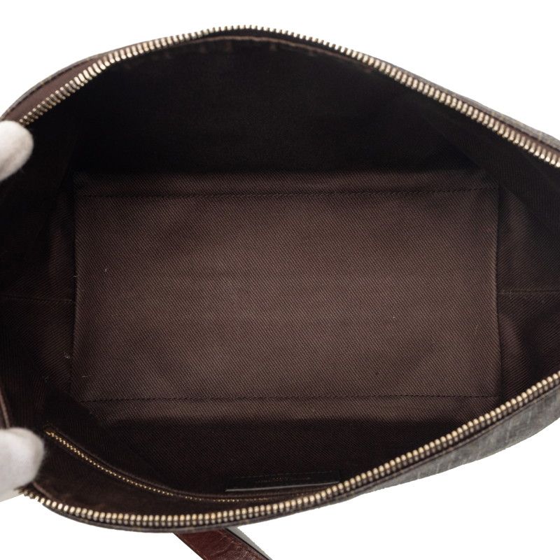Saint Laurent Monogram Ysllogo Shoulder Bag Brown — view 6