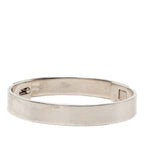 Hermes Collier de Chien PM Bracelet Bangle Silver — view 3