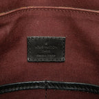 Louis Vuitton Monogram Macassar Bus MM Crossbody Shoulder Bag Brown Leather — view 6