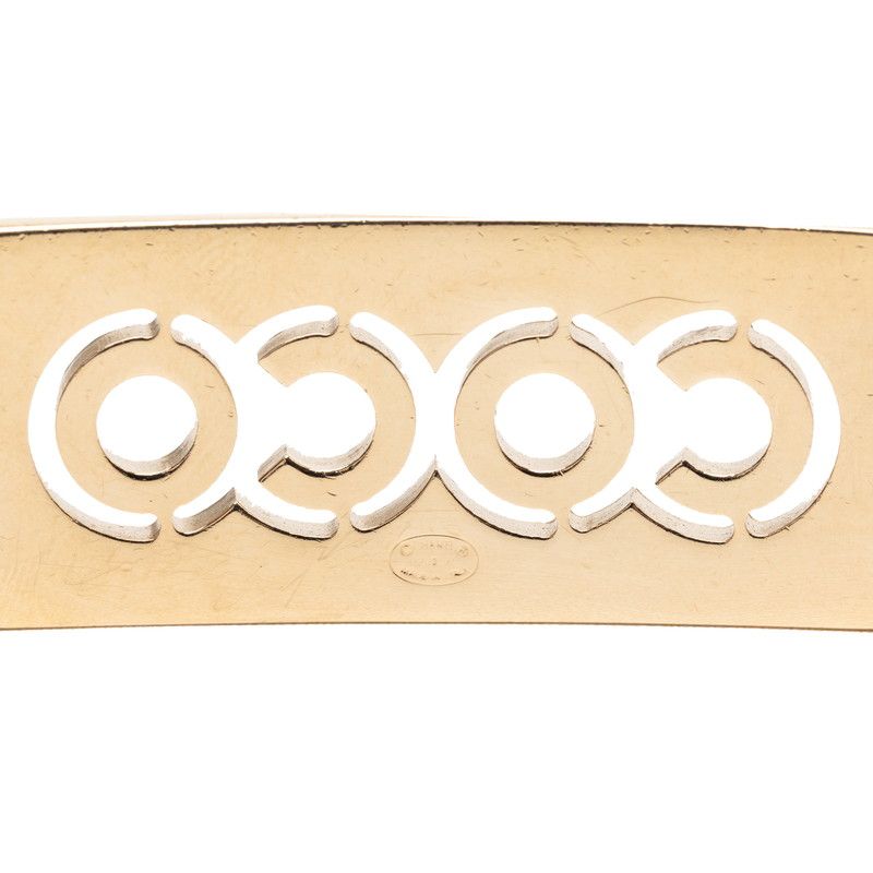 Chanel CC Logo Chain Belt Gold Pink Plated Rhinestone — view 3