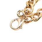 Chanel CC Logo Chain Belt Gold Pink Plated Rhinestone — view 4