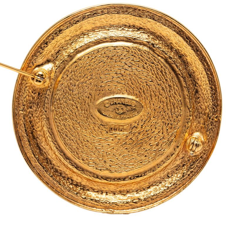 Chanel 31 Rue Cambon Paris Brooch Gold Plated — view 3