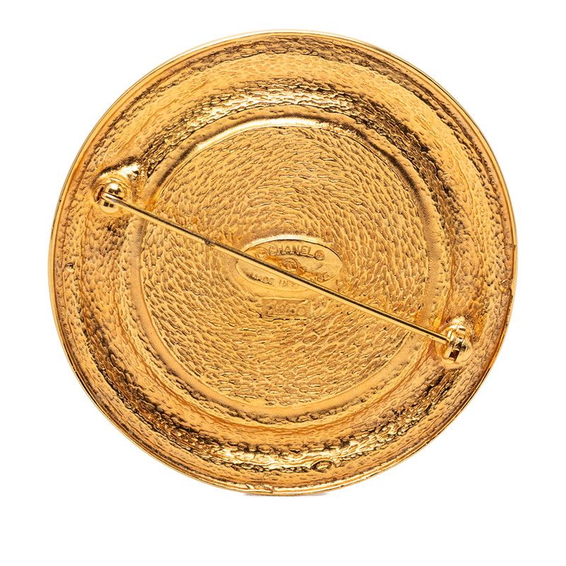 Chanel 31 Rue Cambon Paris Brooch Gold Plated — view 2