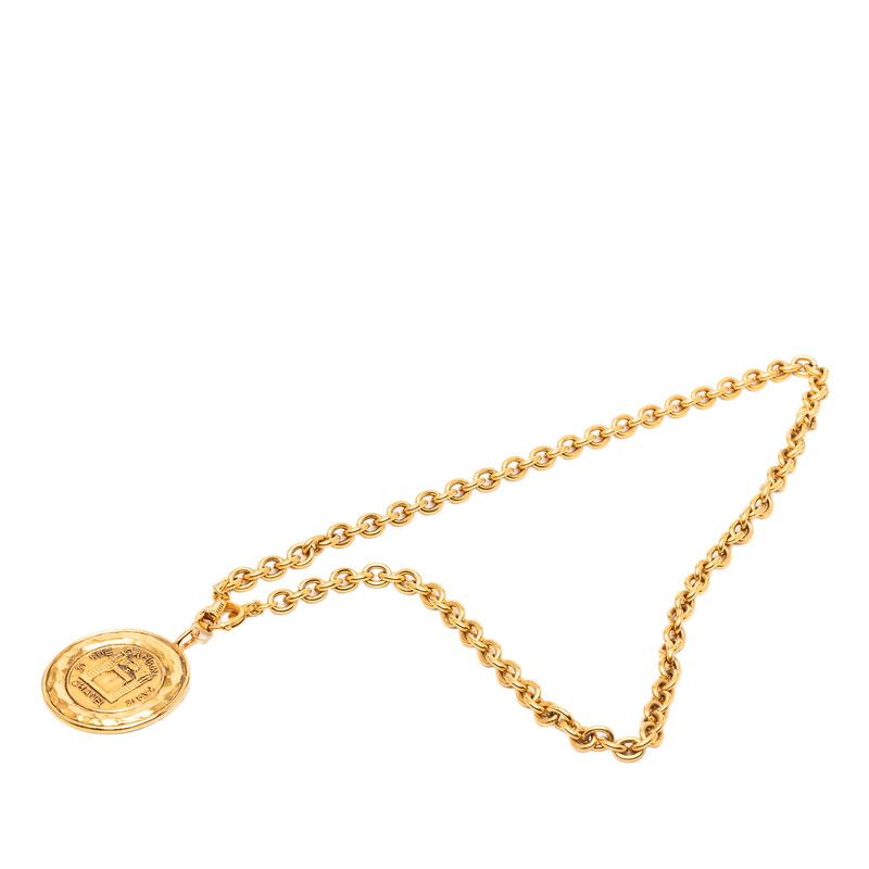 Chanel 31 Rue Cambon Paris Necklace Gold Plated — view 3