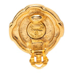 Chanel CC Logo Earrings Gold Plated — view 3