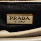 Prada 2-Way Shoulder Bag White Saffiano Leather — view 7