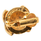 Chanel CC Logo Earrings Gold Plated — view 3