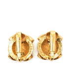 Chanel CC Logo Earrings Gold Plated — view 2