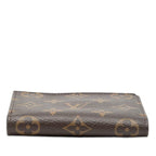 Louis Vuitton Monogram Portefeuille Lisa Bifold Wallet Compact Brown Veil Note — view 3