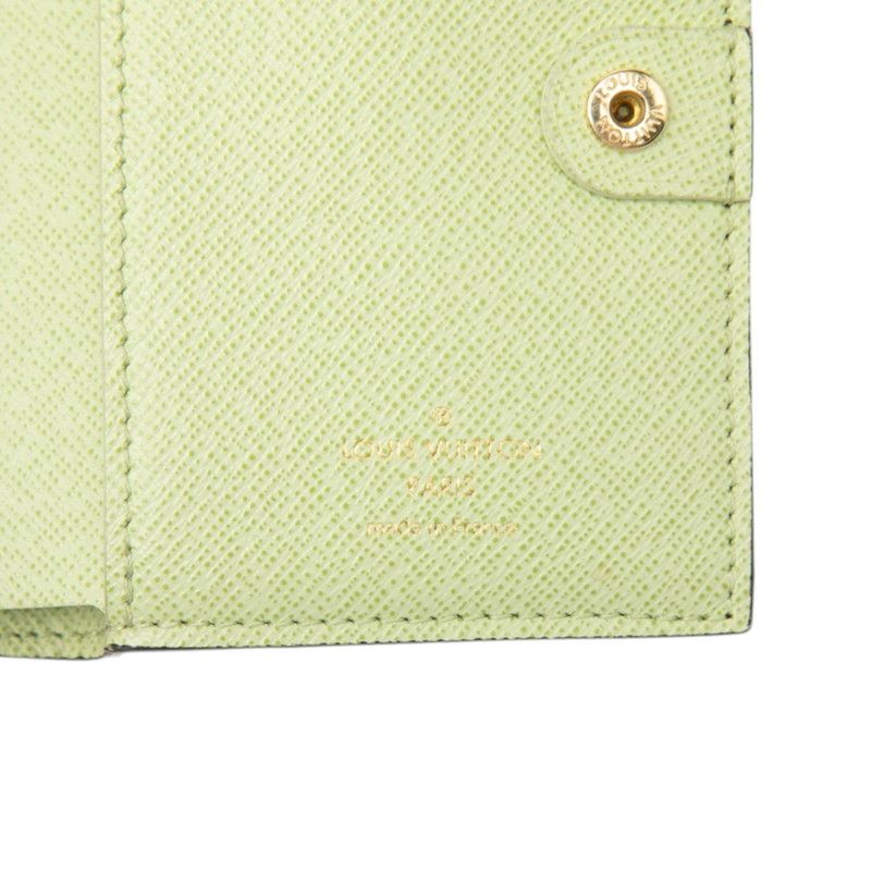 Louis Vuitton Monogram Portefeuille Lisa Bifold Wallet Compact Brown Veil Note — view 6
