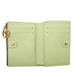 Louis Vuitton Monogram Portefeuille Lisa Bifold Wallet Compact Brown Veil Note — view 5