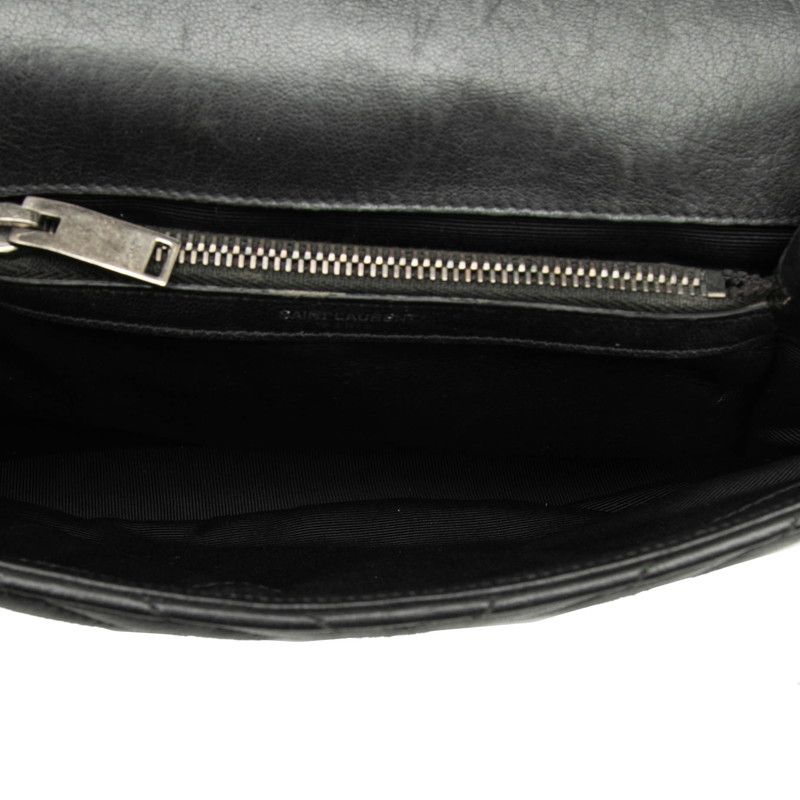 Saint Laurent Carre 2-Way Shoulder Bag Black Leather — view 5
