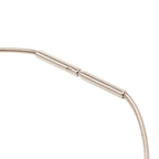 Hermes Cage de Ash Cube Necklace Silver Purple Metal Enamel — view 4