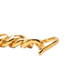 Chanel CC Logo 31 Rue Cambon Paris Plate Chain Belt Gold Plated — view 3