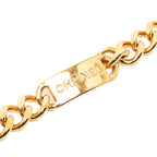 Chanel CC Logo 31 Rue Cambon Paris Plate Chain Belt Gold Plated — view 5