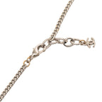 Chanel CC Logo Star Long Necklace Silver Metal Faux Pearl — view 3