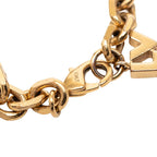 Louis Vuitton Love Letters Bracelet Gold Red Plated Rhinestone — view 8