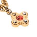 Louis Vuitton Love Letters Bracelet Gold Red Plated Rhinestone — view 5