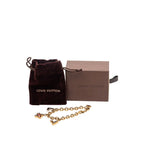 Louis Vuitton Love Letters Bracelet Gold Red Plated Rhinestone — view 9