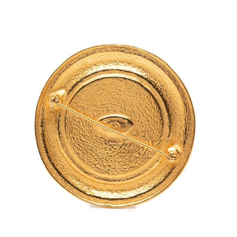 Chanel CC Logo 31 Rue Cambon Paris Brooch Gold Plated — view 2